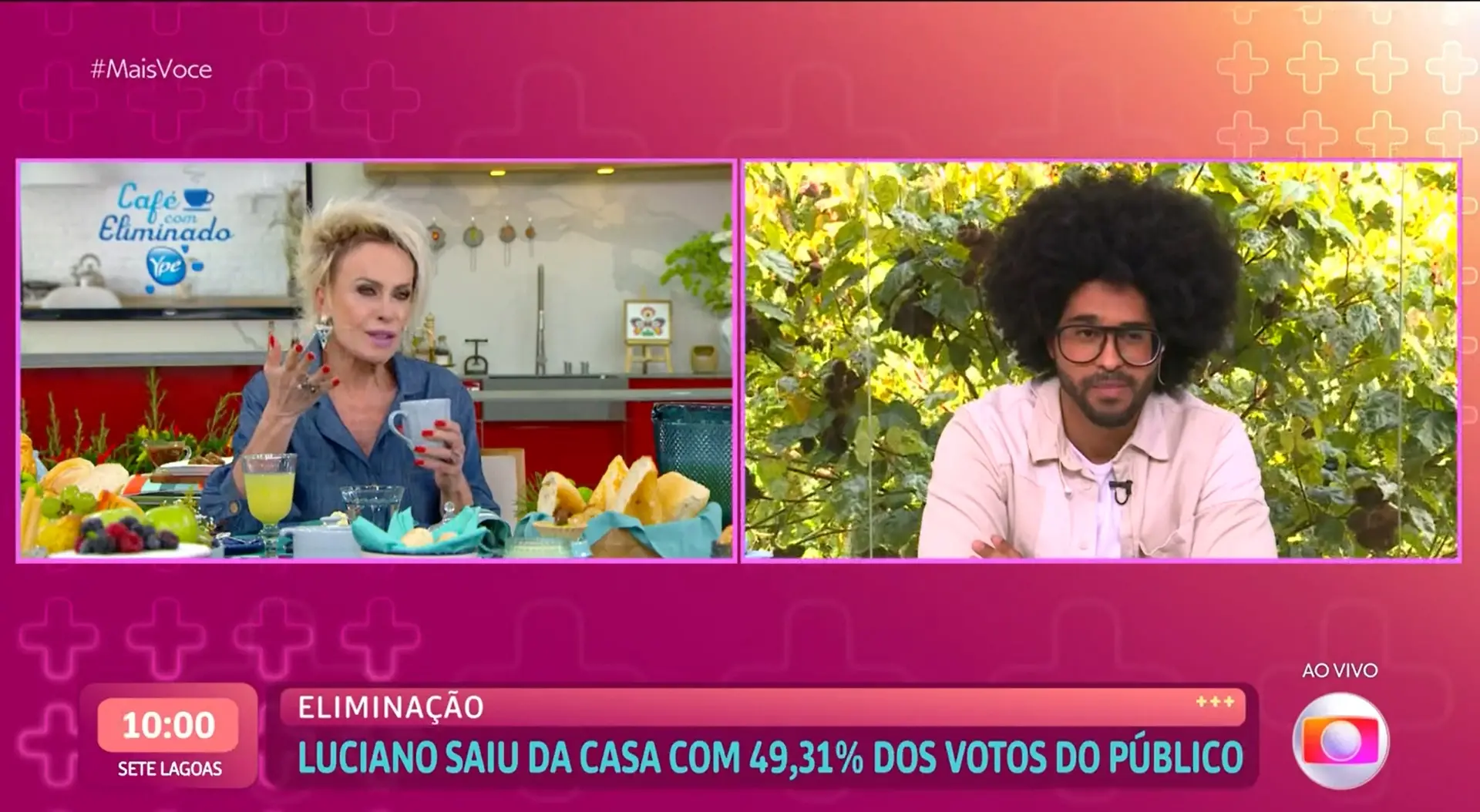 Luciano deixou o reality após receber 49,31% dos votos no primeiro paredão do BBB 22