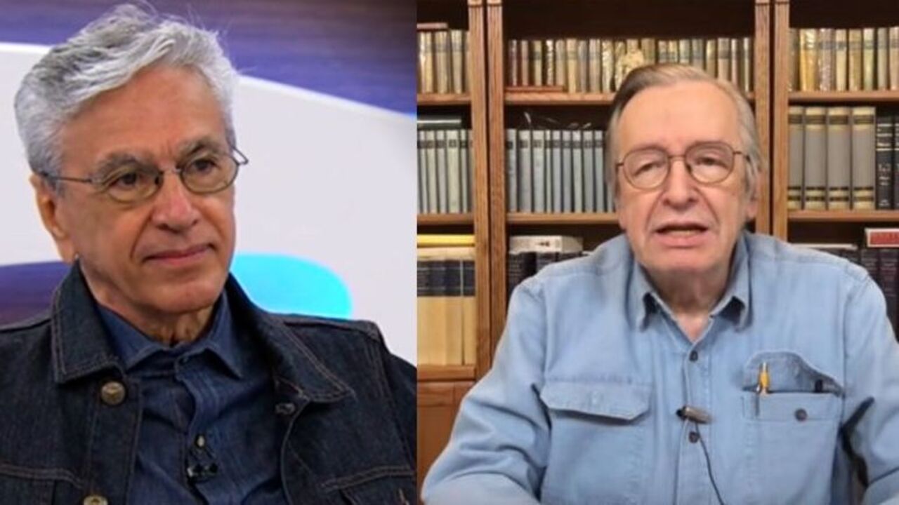 Caetano Veloso e Olavo de Carvalho
