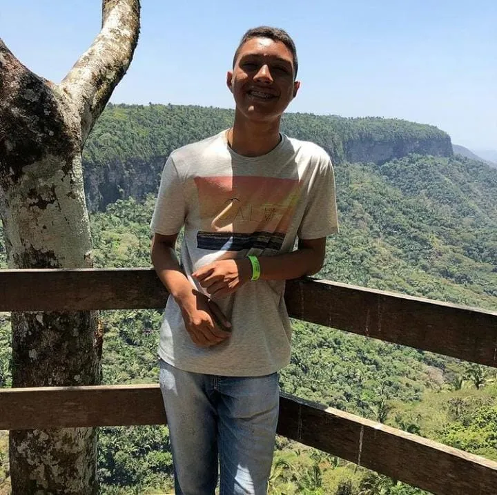 José Luiz em aula de campo na cidade de Ubajara, no Ceará, em 2019