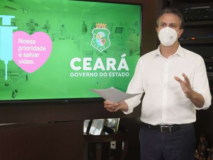 Camilo Santana anunciado medidas de enfrentamento à Covid-19 no Ceará