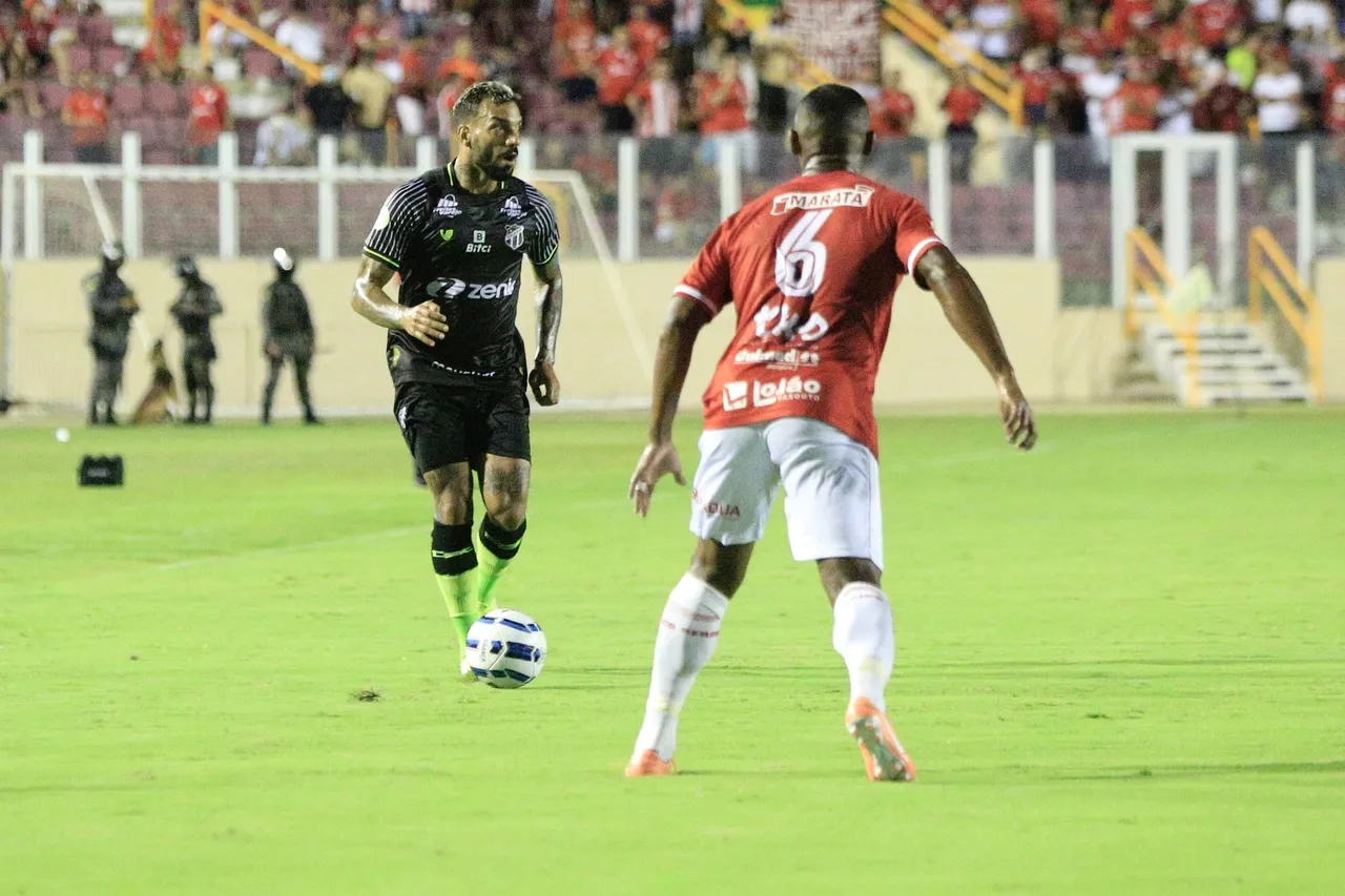 Com tantos desfalques, o Ceará teve dificuldade para impor seu jogo diante do Sergipe