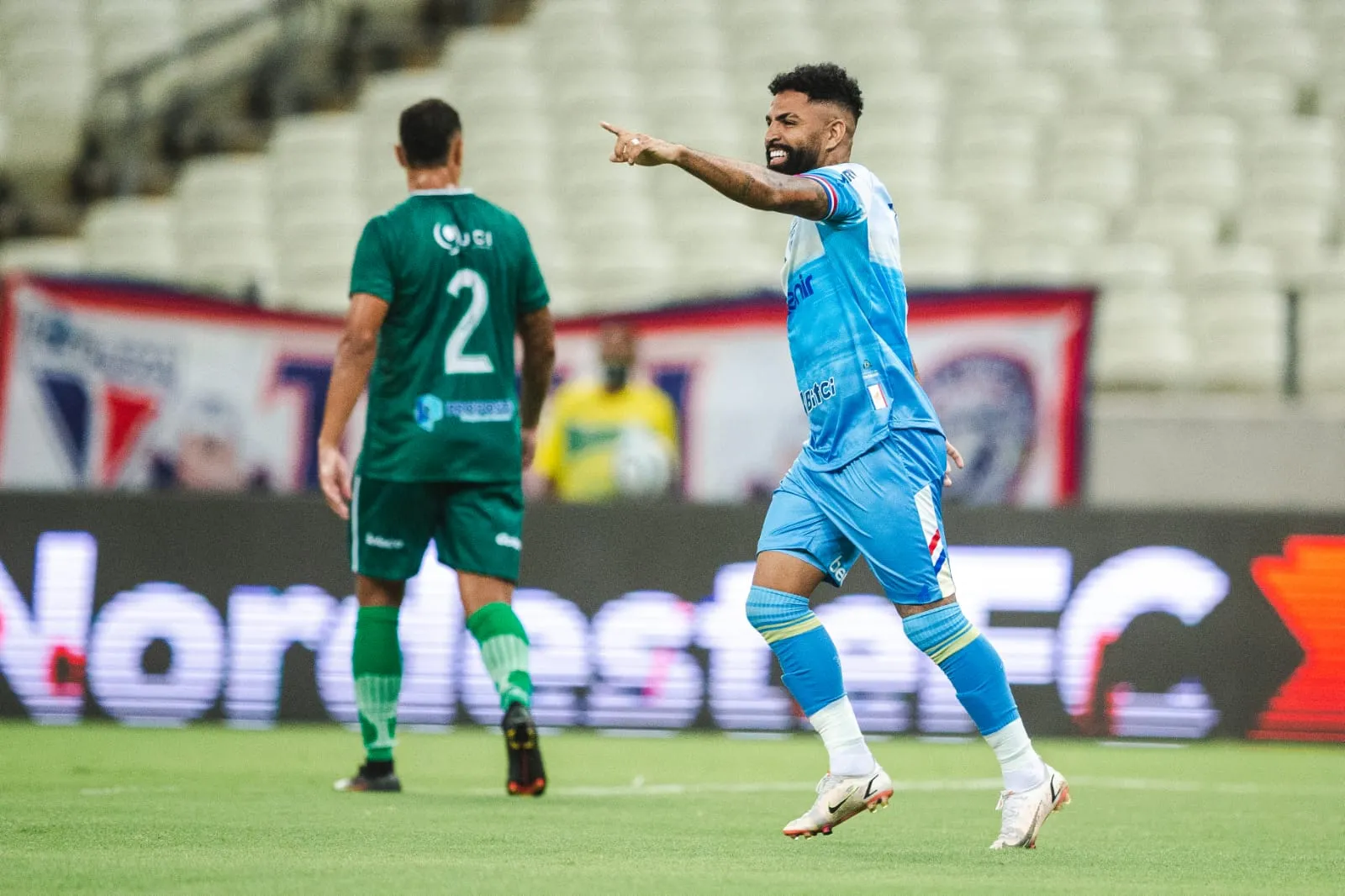 Romarinho marcou o 1º gol do Leão no jogo