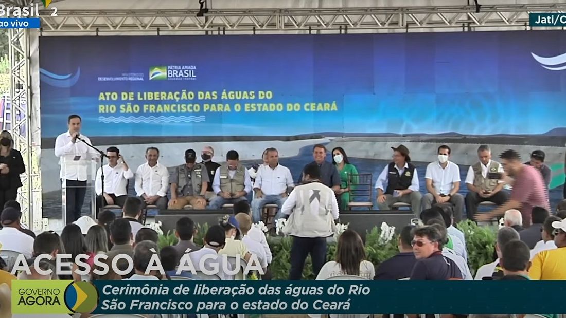 Capitão Wagner fez discurso de abertura em evento com Bolsonaro no Ceará