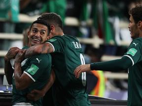 Palmeiras comemora gol