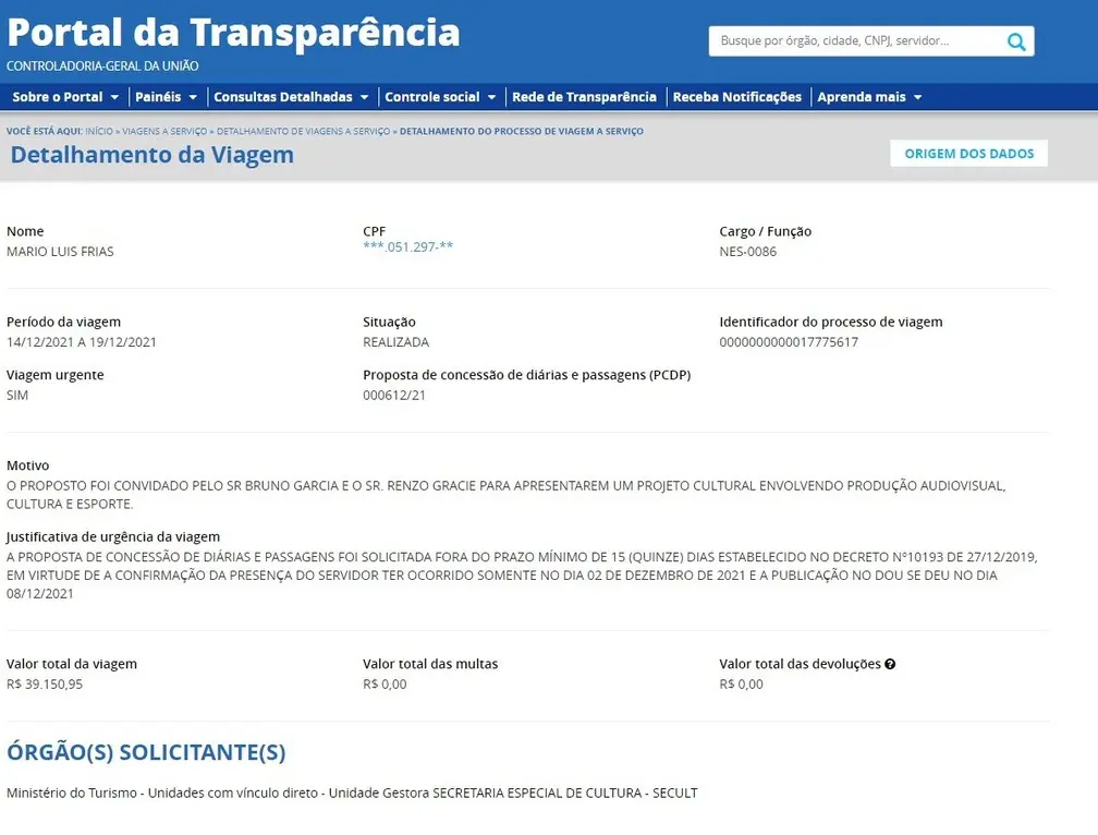 Portal da Transparência