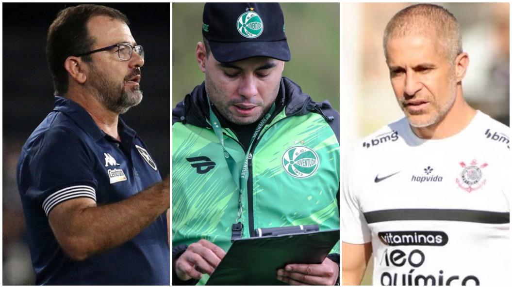 Enderson Moreira, Jair Ventura e Sylvinho