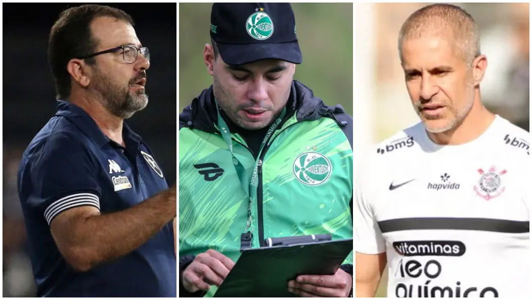 Enderson Moreira, Jair Ventura e Sylvinho