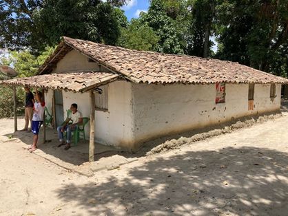 Imagem da casa invadida em Barreiros (PE)