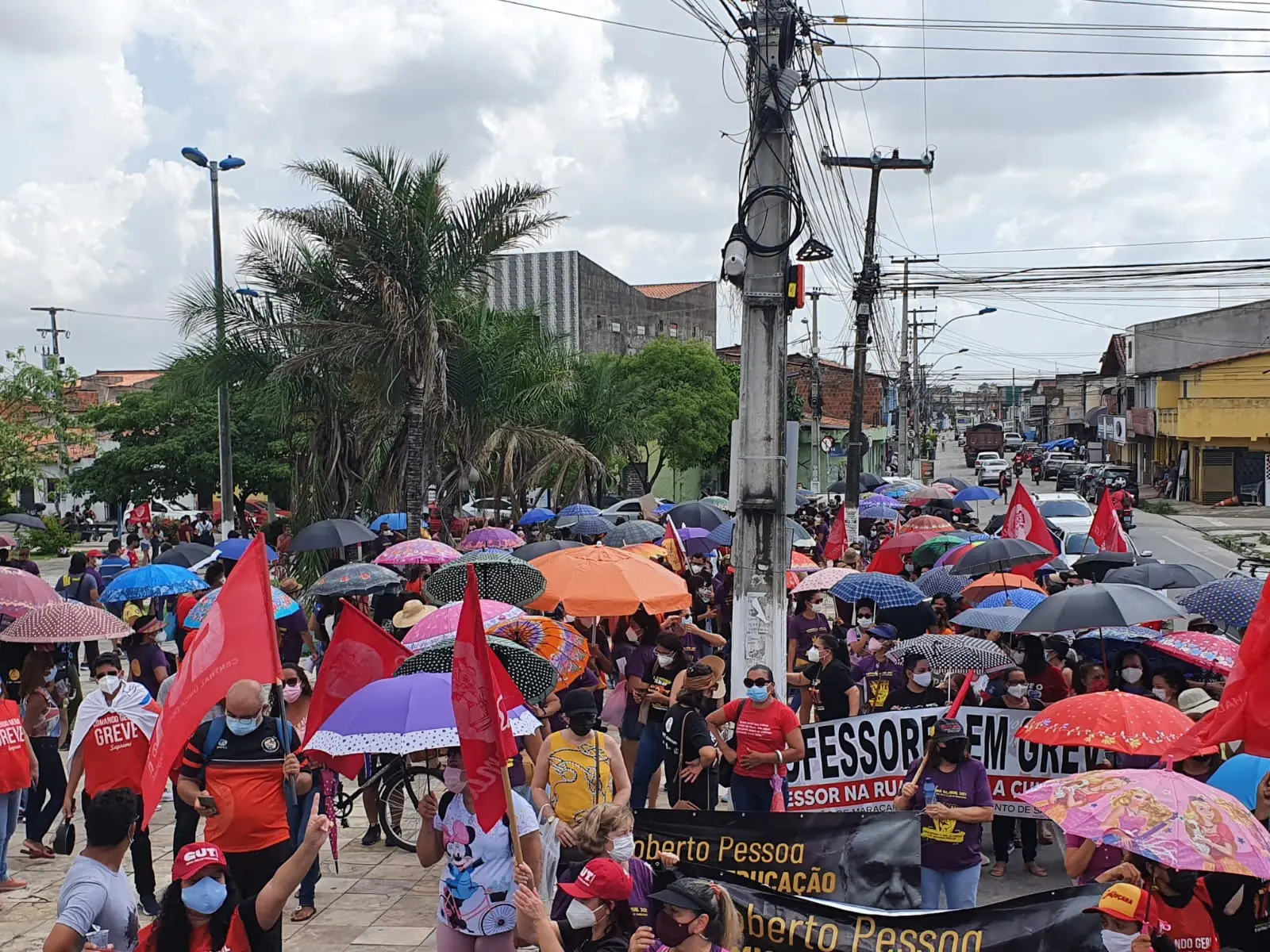 Caminhada dos professores