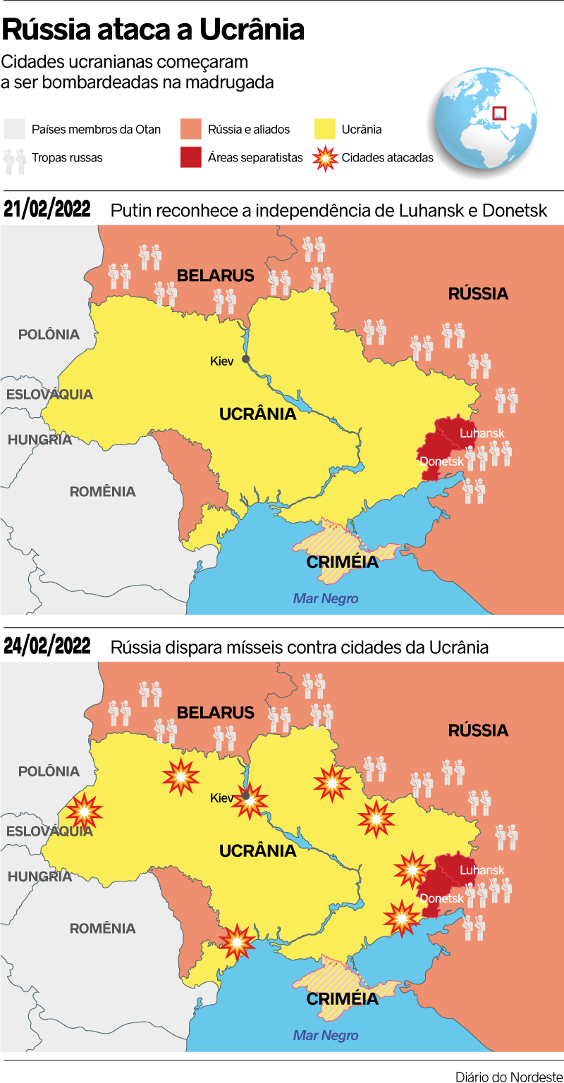 Mapa da Russia