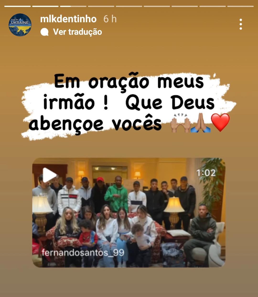 Imagem mostra reprodução de vídeo do Instagram.