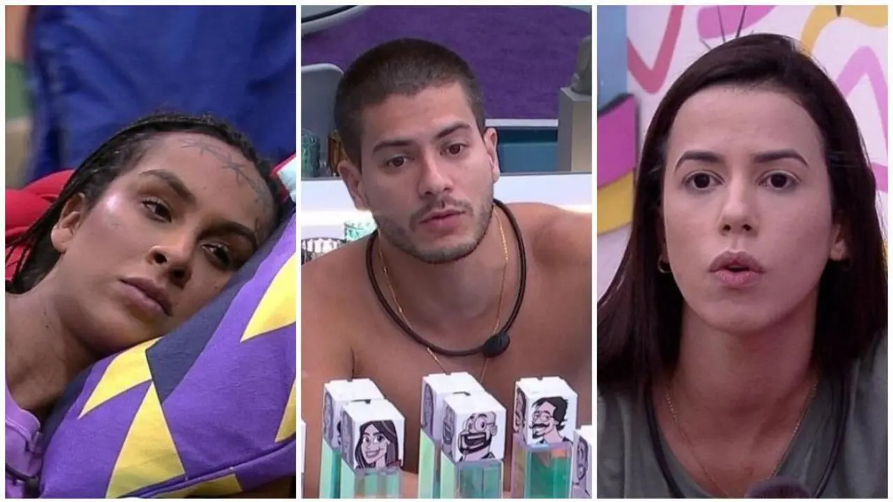 Linn da Quebrada, Arthur Aguiar e Larissa no BBB 22