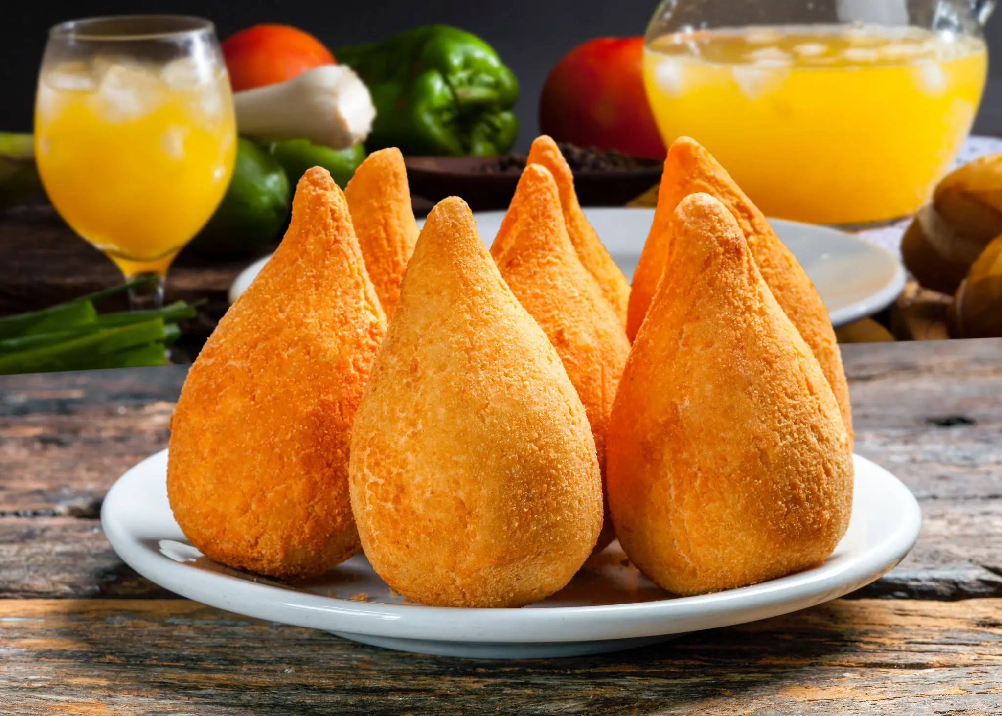 Coxinha em um prato