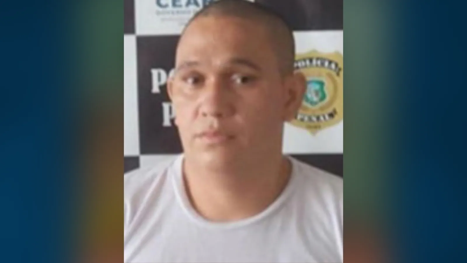 O suspeito é fugitivo do sistema prisional do estado