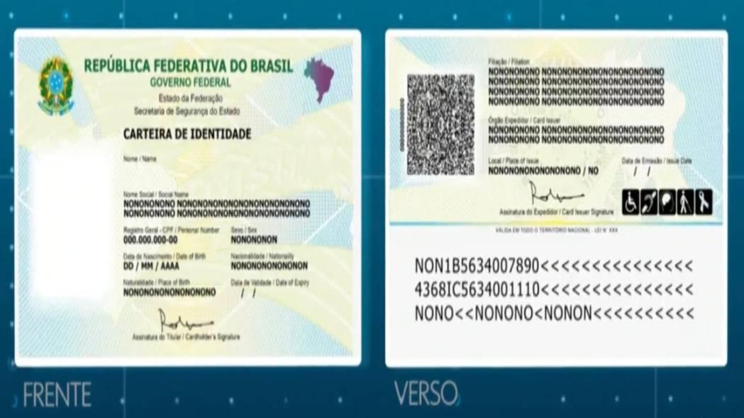 RS se torna o primeiro estado a emitir a nova Carteira de Identidade  Nacional, Jornal Nacional