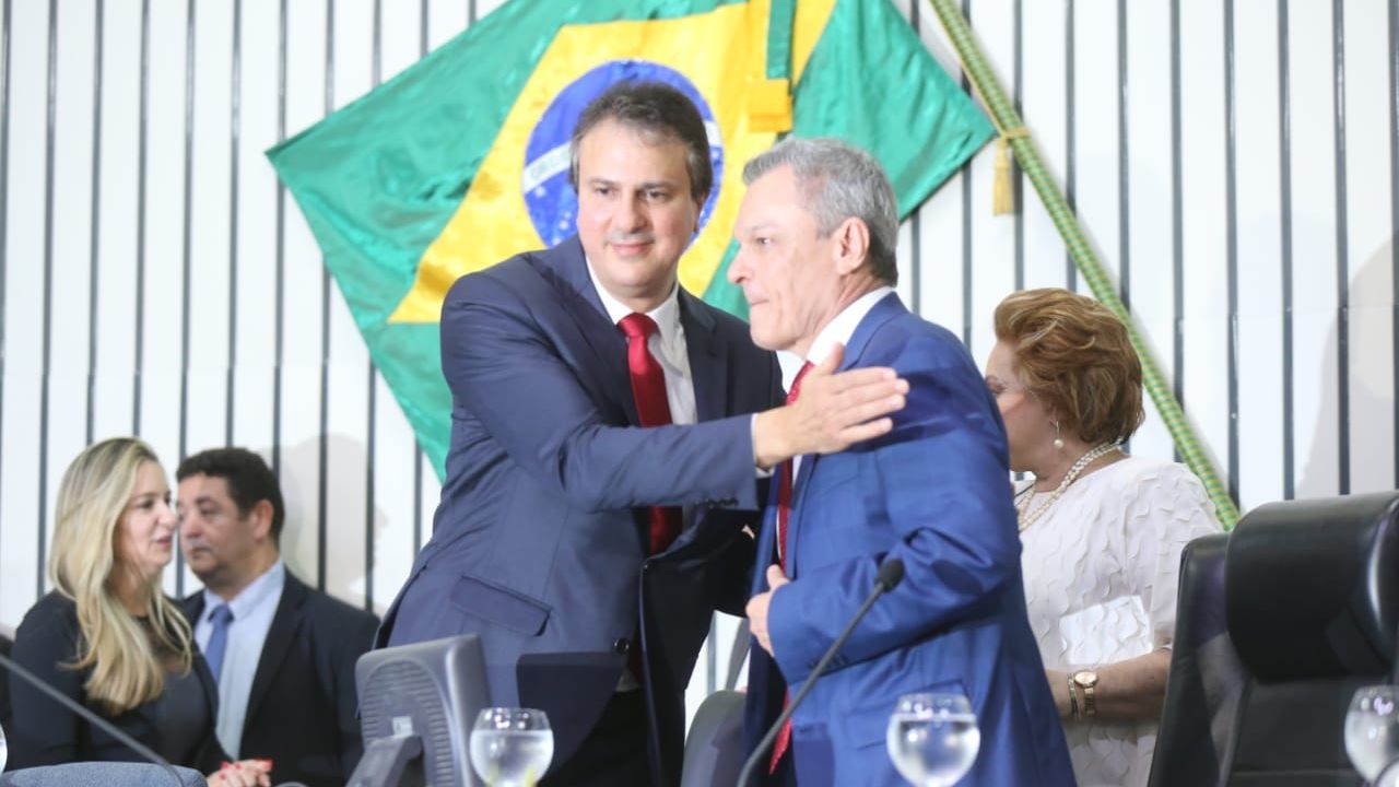 Governador Camilo Santana e prefeito de Fortaleza, José Sarto