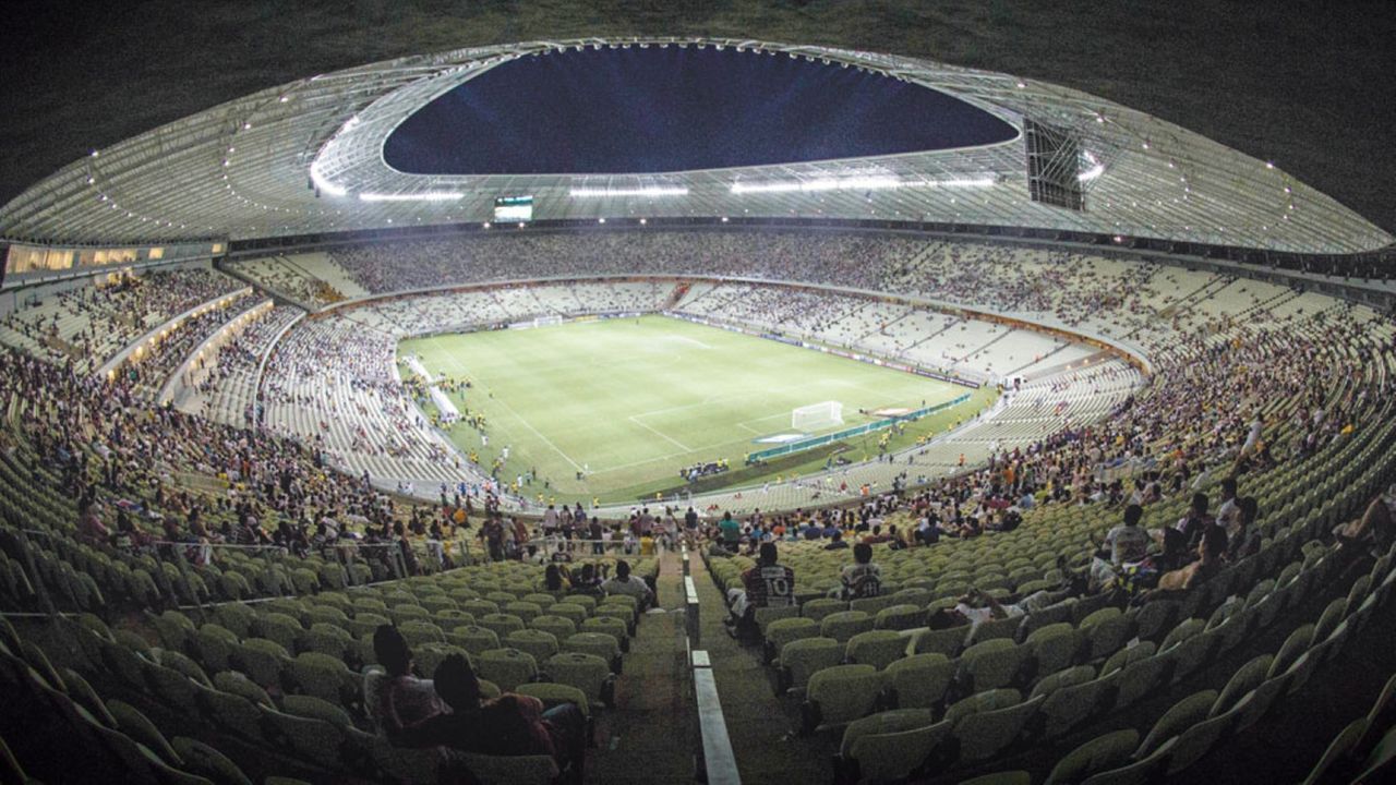 Imagem aberta da Arena Castelão