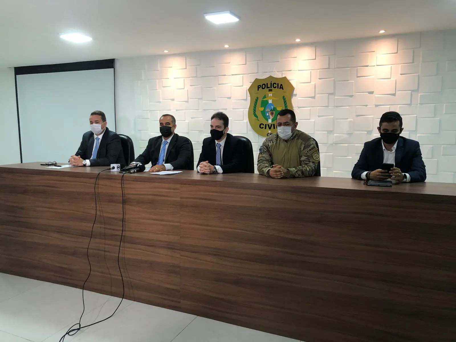 Polícia passou informações sobre grupo criminoso em coletiva de imprensa