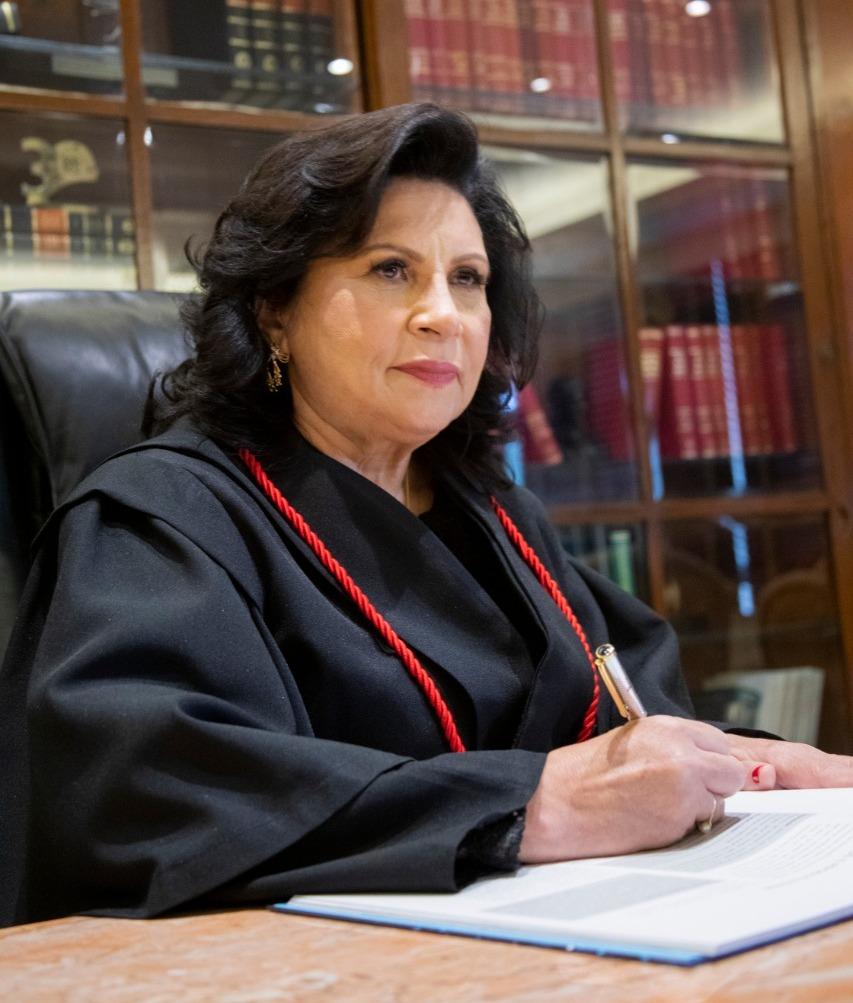 A desembargadora Nailde Pinheiro, atual presidente do Tribunal de Justiça do Ceará.