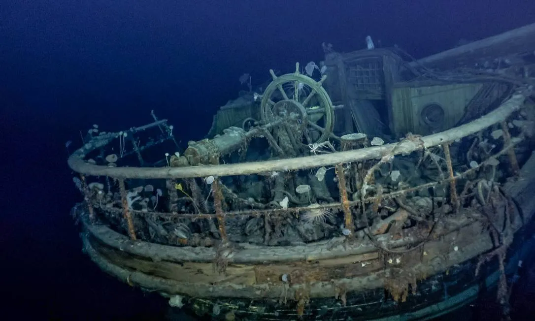 Destroços da embarcação foram encontrados no Mar de Wedell