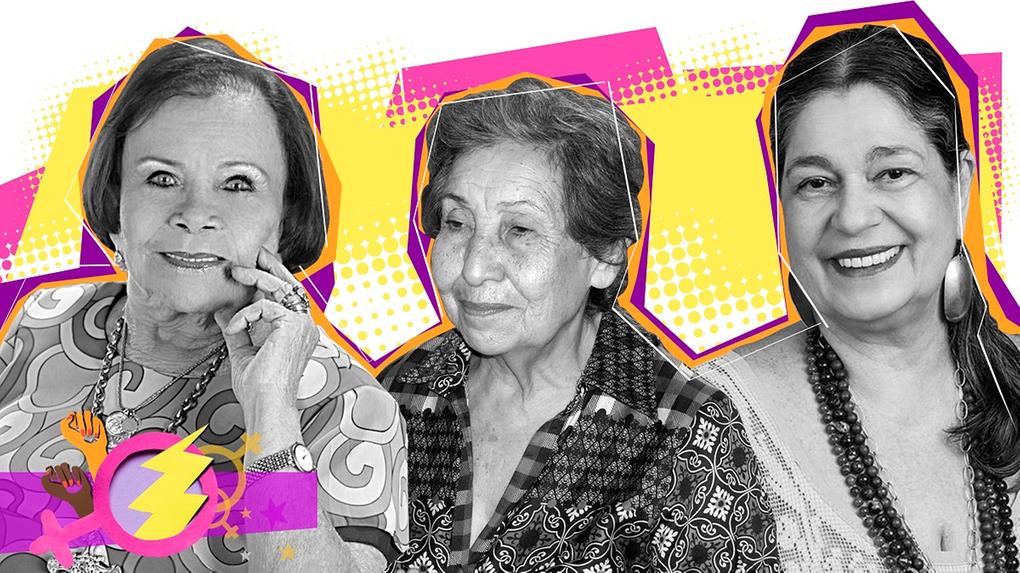 Alacoque Bezerra, Maria Zélia Mota e Moema São Thiago são pioneiras no Poder Legislativo no Ceará