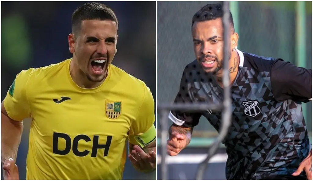 Matheus Peixoto e Dentinho em campo