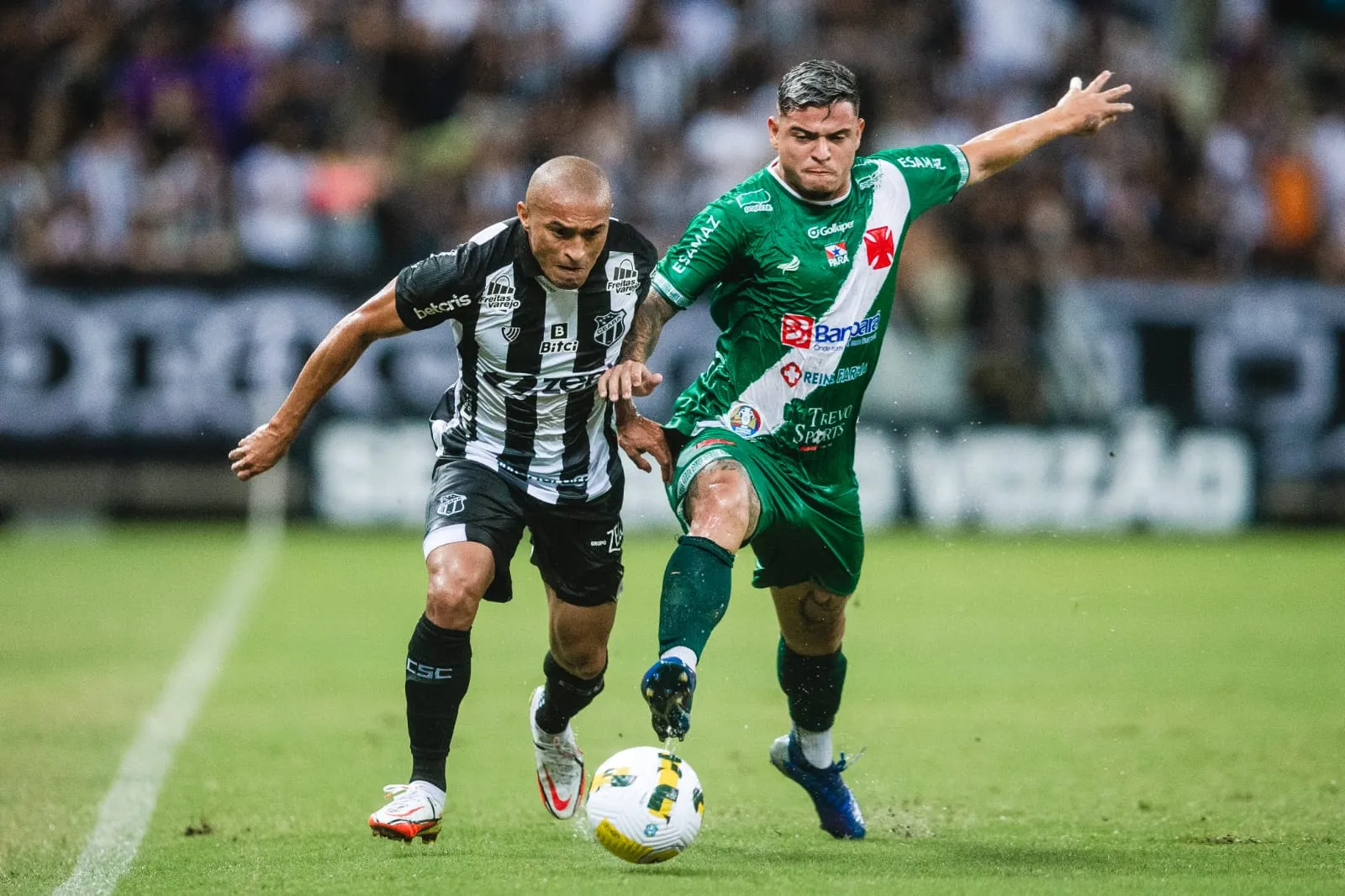 O Ceará criou muitas chances contra a Tuna, principalmente no 1º tempo