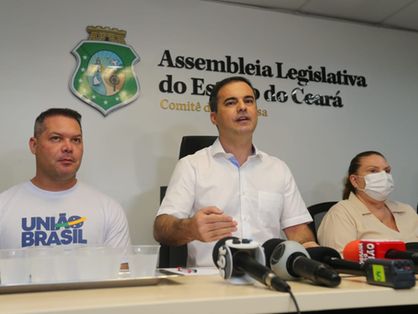 Deputado federal Capitão Wagner em entrevista para assumir o União Brasil no Ceará