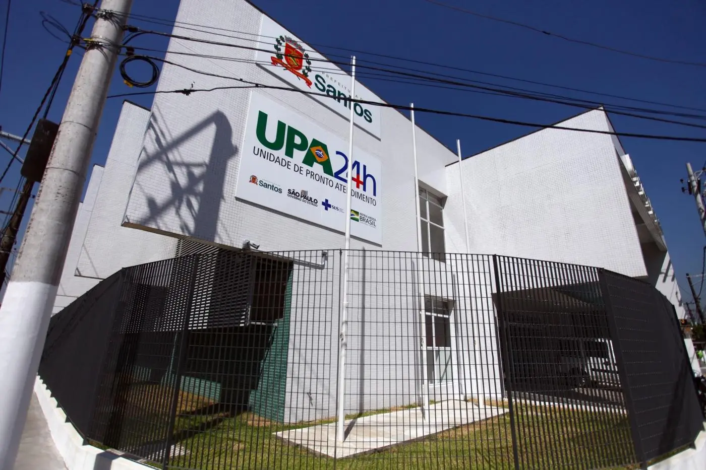 fachada da upa em santos
