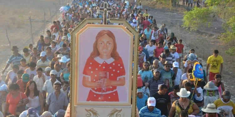 Caso ocorra a beatificação da 'Menina Benigna' neste ano, romaria poderá contar com mais de 100 mil devotos