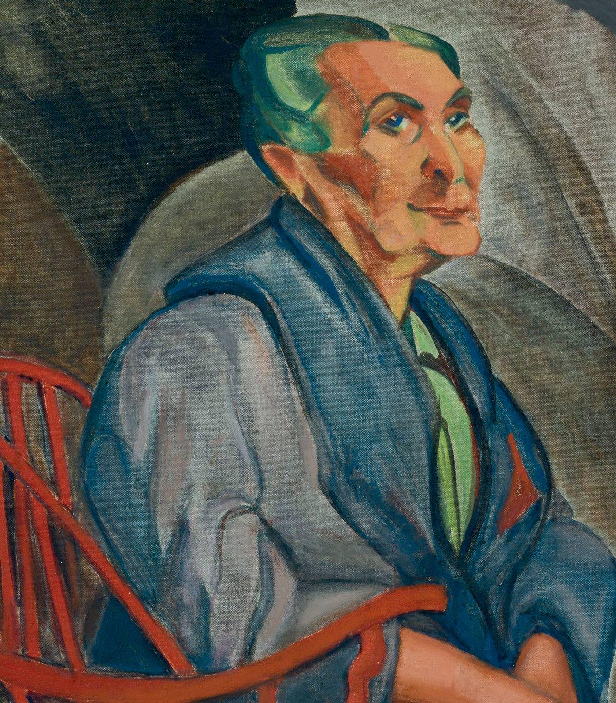 Anita Malfatti, A mulher do cabelo verde, 1915, óleo sobre tela