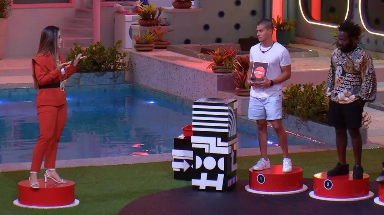 Laís e Arthur no Jogo da Discórdia no BBB 22