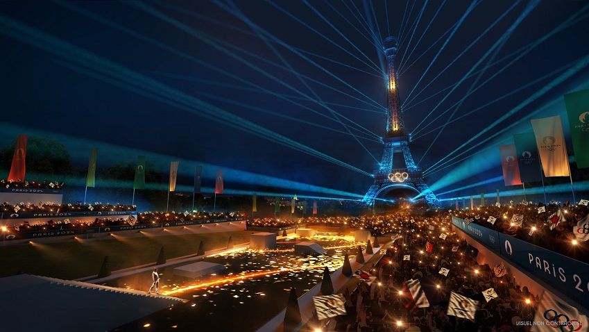 Imagem mostra Torre Eiffel
