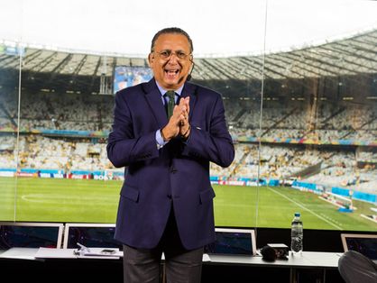 Galvão Bueno narrou diferentes Copas do Mundo e agora se prepara para sua despedida da TV Globo