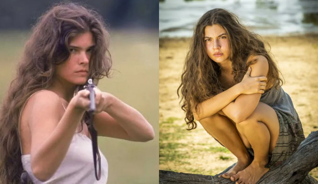 Cristiana Oliveira (1990) e Alanis Guillen (2022)