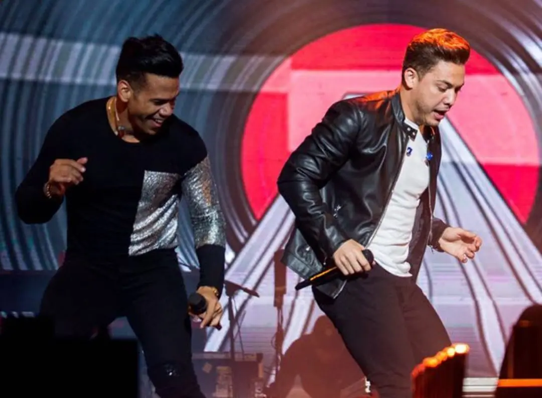 Arantes dançava em diversos momentos do show de Wesley Safadão