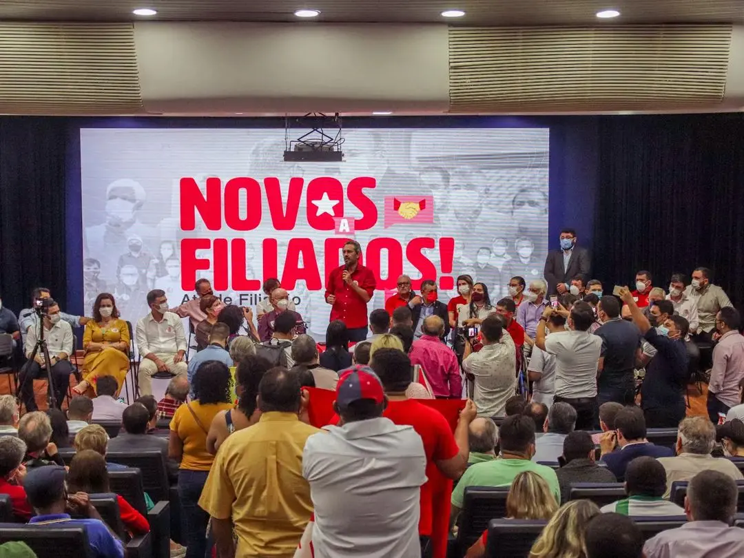 Evento de filiação do PT