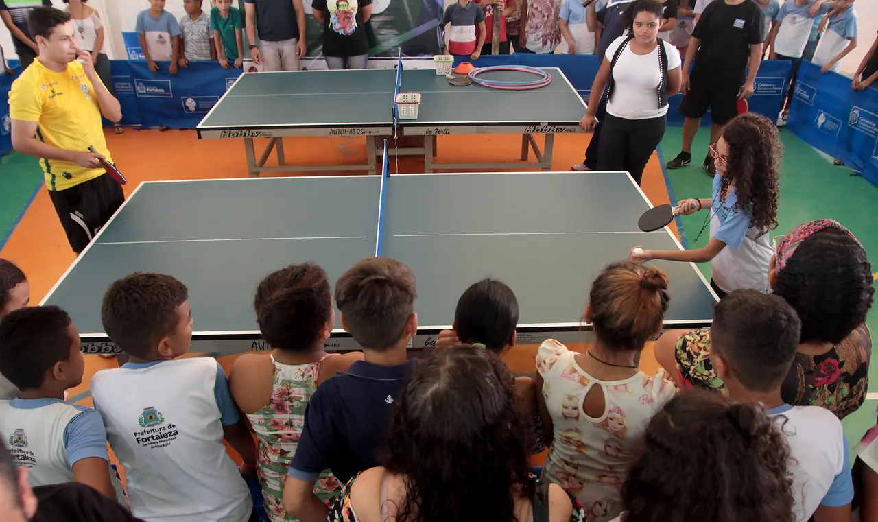 Imagem da notícia Crianças e adolescentes de Redenção ganham projeto de Tênis de Mesa