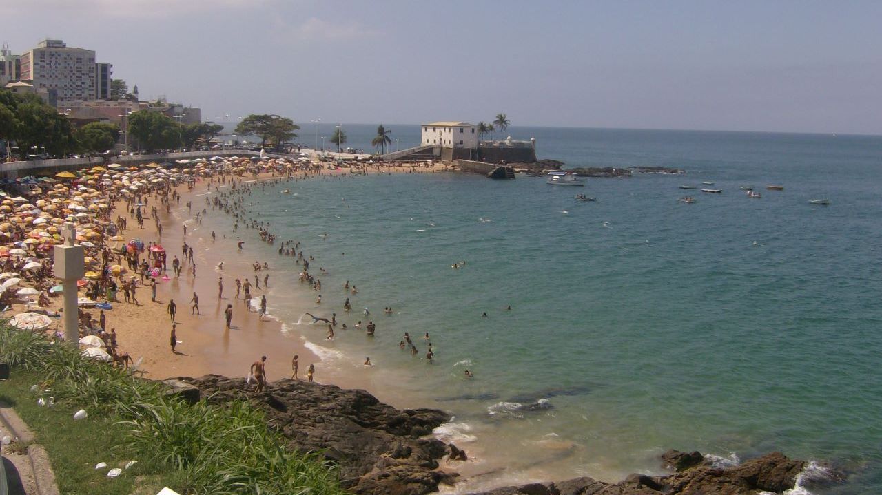 praia do Porto da Barra, em Salvador