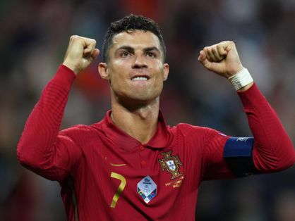 Cristiano Ronaldo comemora gol pela seleção de Portugal