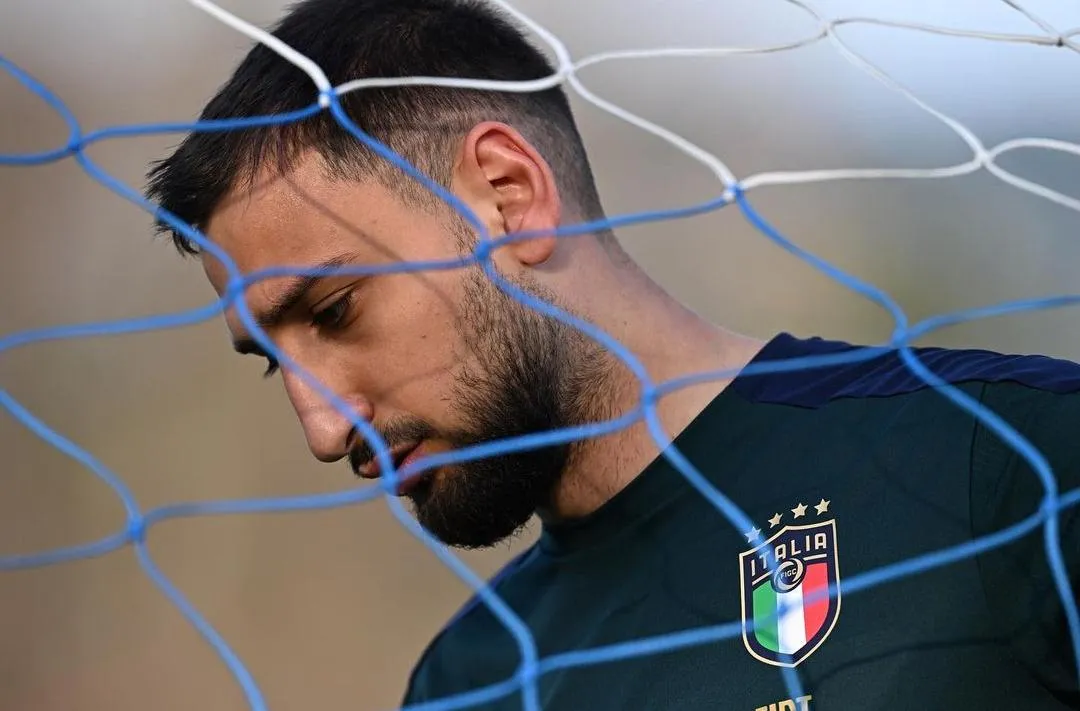 Donnarumma, goleiro da Azzurra. A Itália foi eliminada pela Macedônia do Norte.