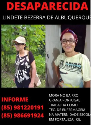 Desaparecida Lindete Bezerra de Albuquerque