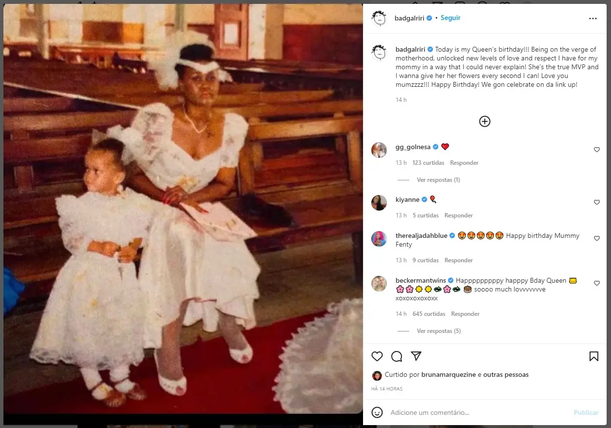 Publicação da Rihanna