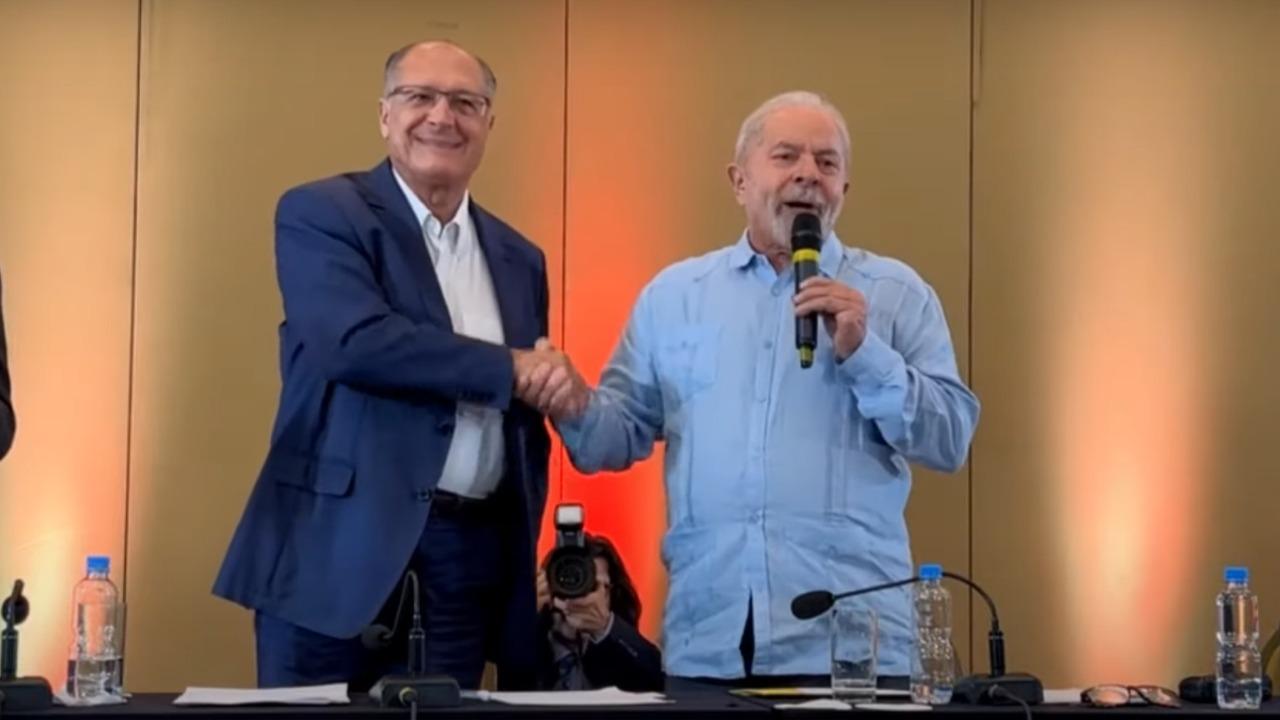 Lula e Alckmin em reunião nesta sexta-feira para indicação na chapa presidencial