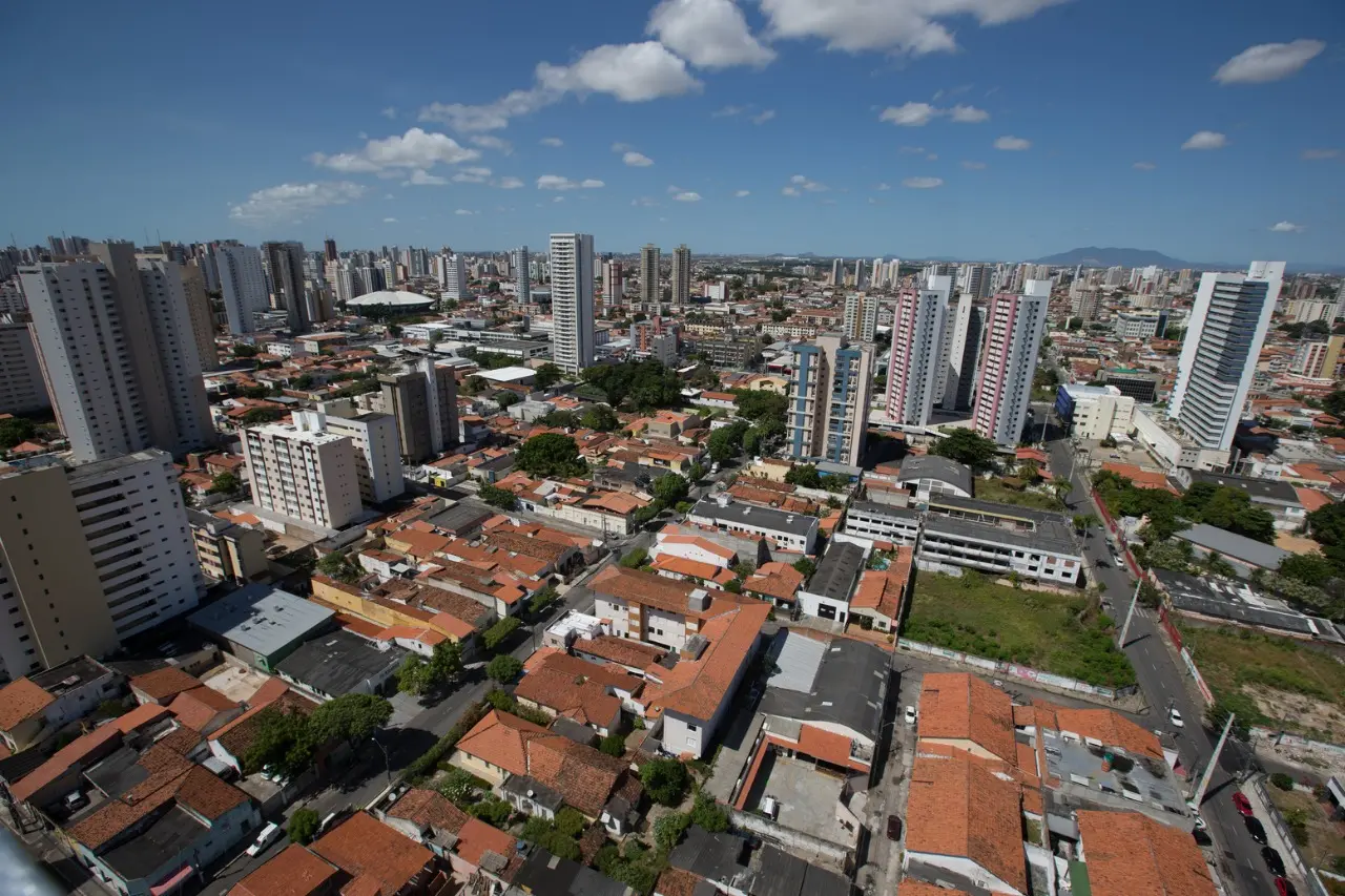 Vista aérea de Fortaleza