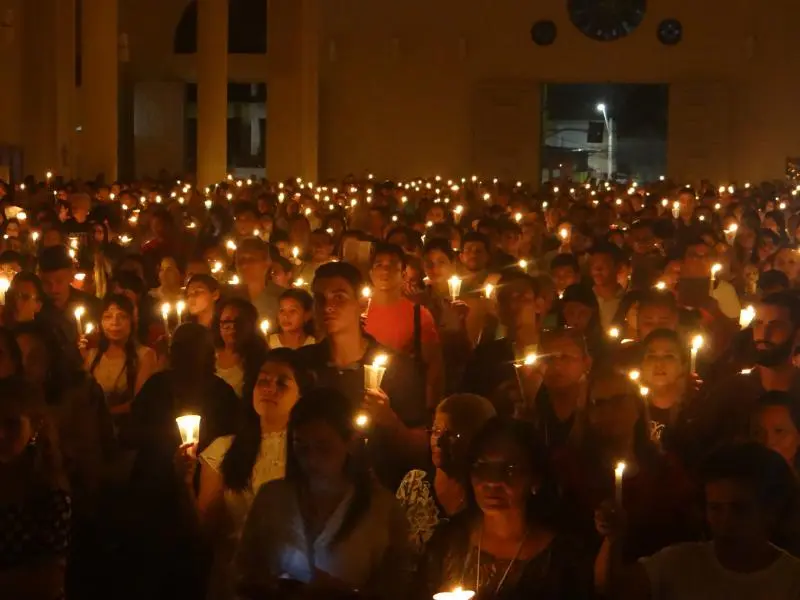Vigília na igreja