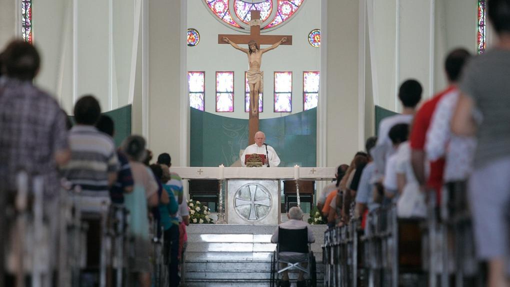 Missa de Páscoa na Catedral Metropolitana de Fortaleza