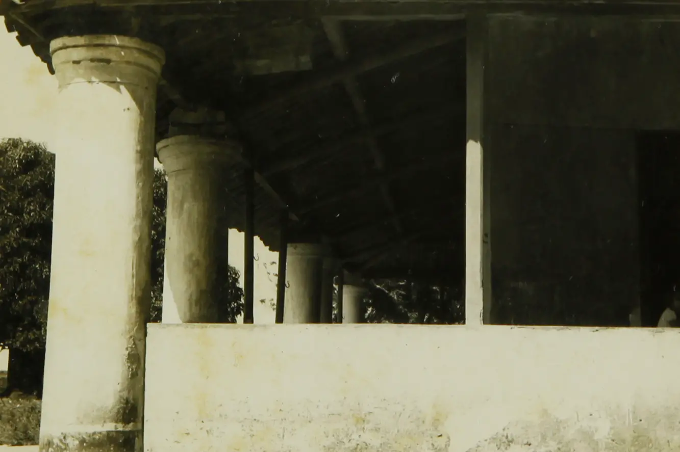 Varanda da Chácara Salubre no século passado