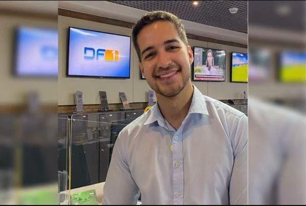 Foto do repórter Gabriel Luiz, da TV Globo de Brasília