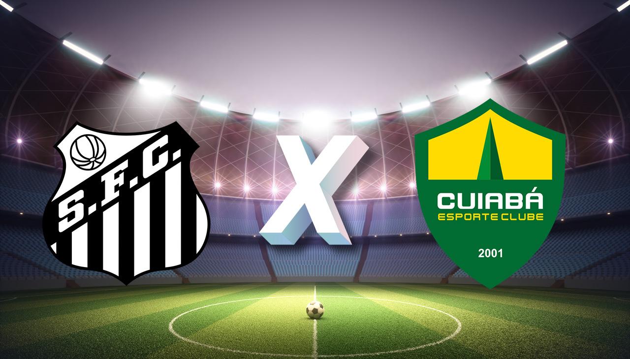 Onde assistir a Santos x Cuiabá e as escalações para o jogo pelo  Brasileirão